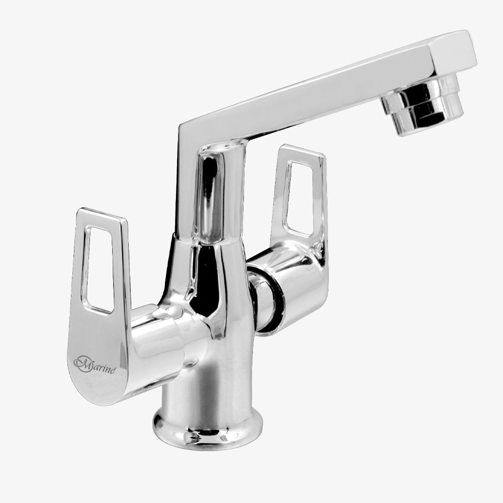 “S Line” Center Hole Basin Mixer