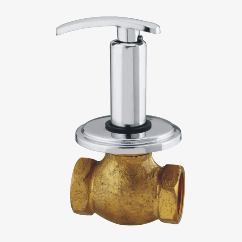 "Slim" Concealed Stop Cock 20mm